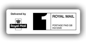 Royal Mail 1st Class PPI Labels, 60 x 21mm - Roll of 500