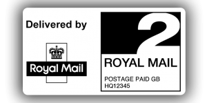 Royal Mail 2nd Class PPI Labels, 65 x 35mm - Roll of 500