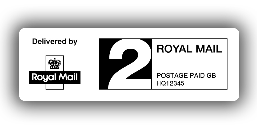 Royal Mail 2nd International   PPI Labels & Return Address On a Roll 50MM X 40 